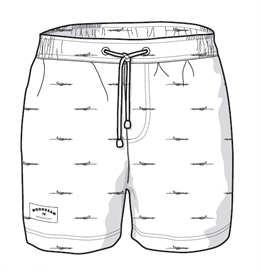 Moonbeam Badeshorts Hvid